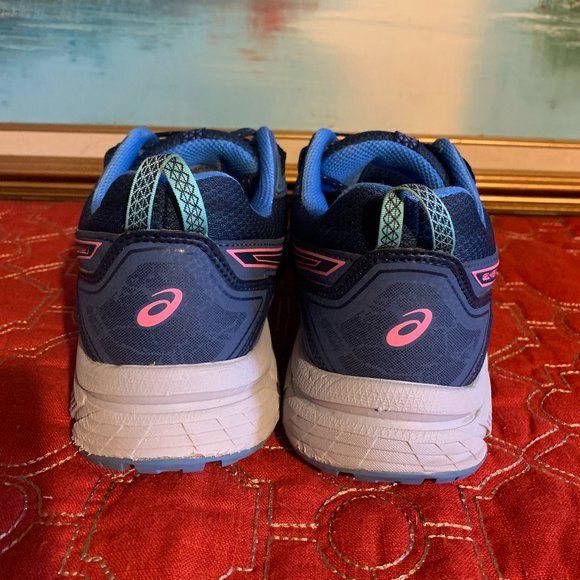 ASICS Gel-Venture 7 Running Shoes Blue Pink Womens Sz 11 - Picture 4 of 10
